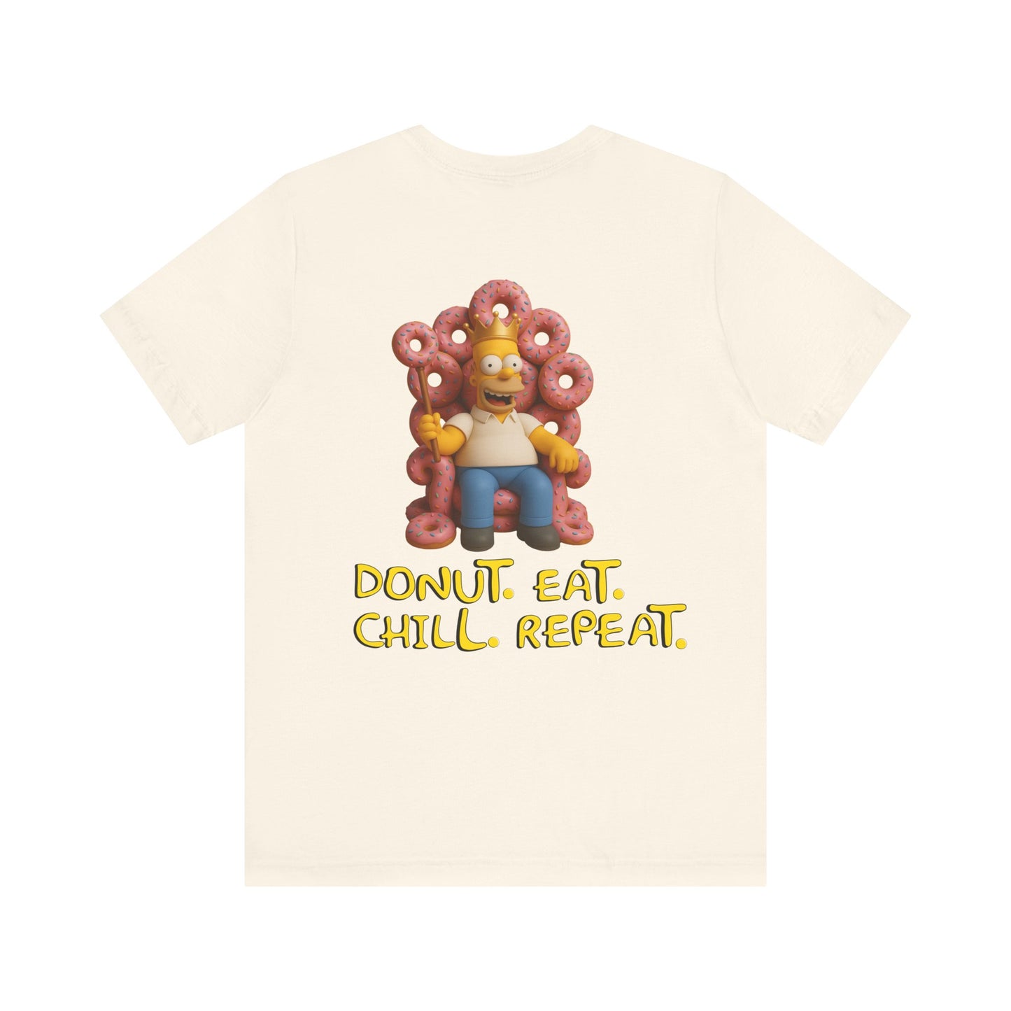 The Simpsons Donut Lover Tee - Funny Graphic T-Shirt -unisex