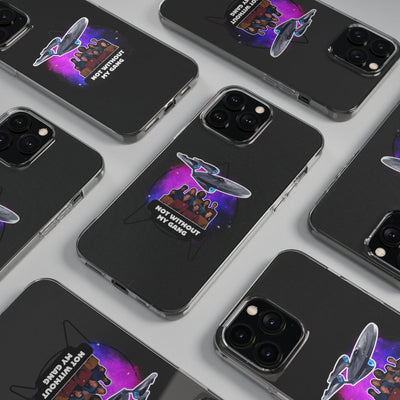Galaxy-Inspired Soft Phone Case - Not Without My Gang, Star Trek Lovers Handyhülle