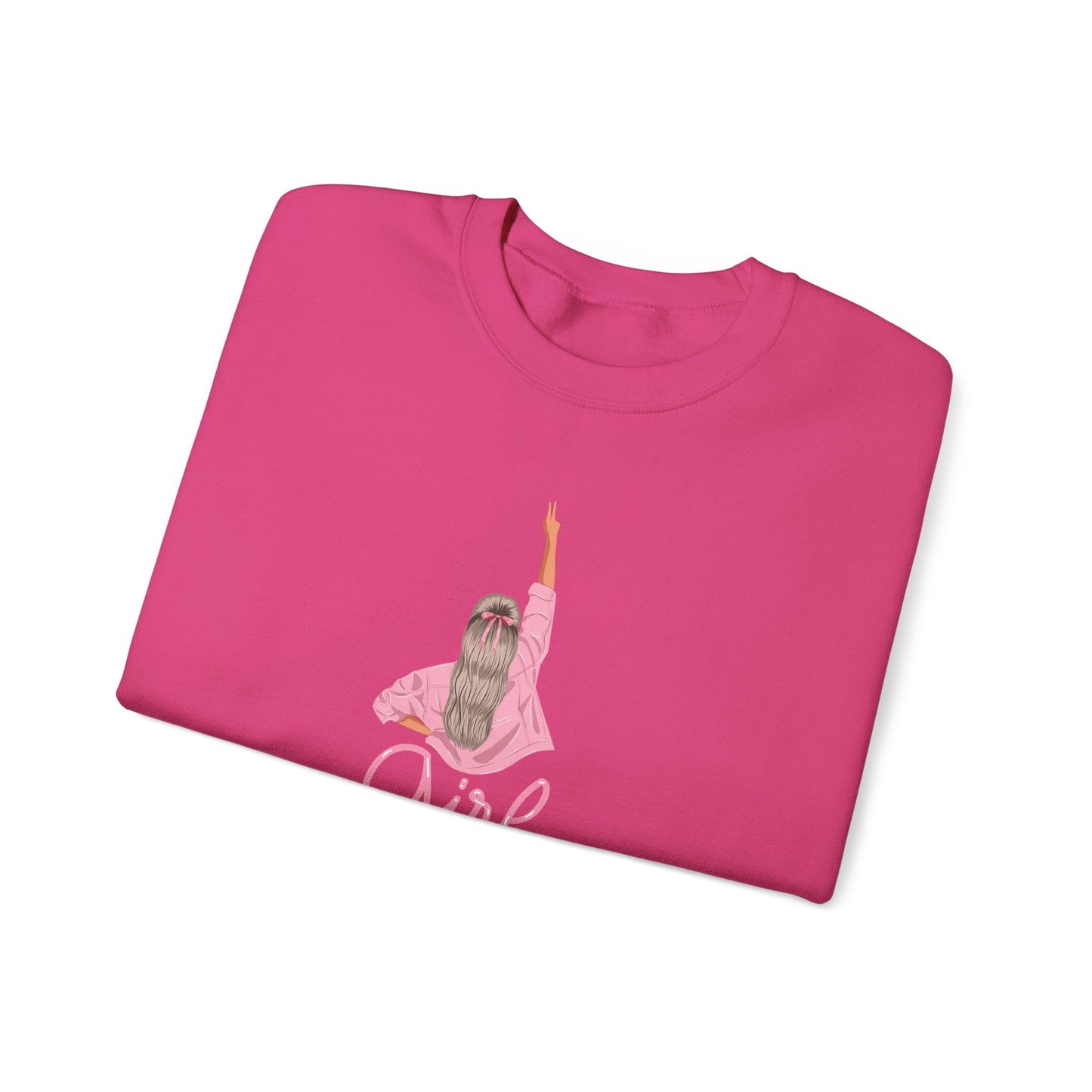 Girl Power Unisex Crewneck Sweatshirt,
