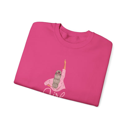 Girl Power Unisex Crewneck Sweatshirt,