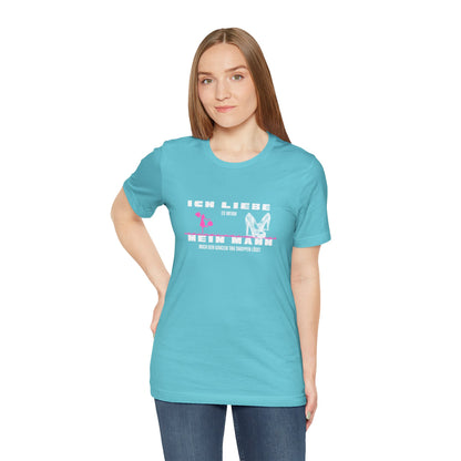 I Love My Husband "Shopping" Unisex Jersey Short Sleeve Tee