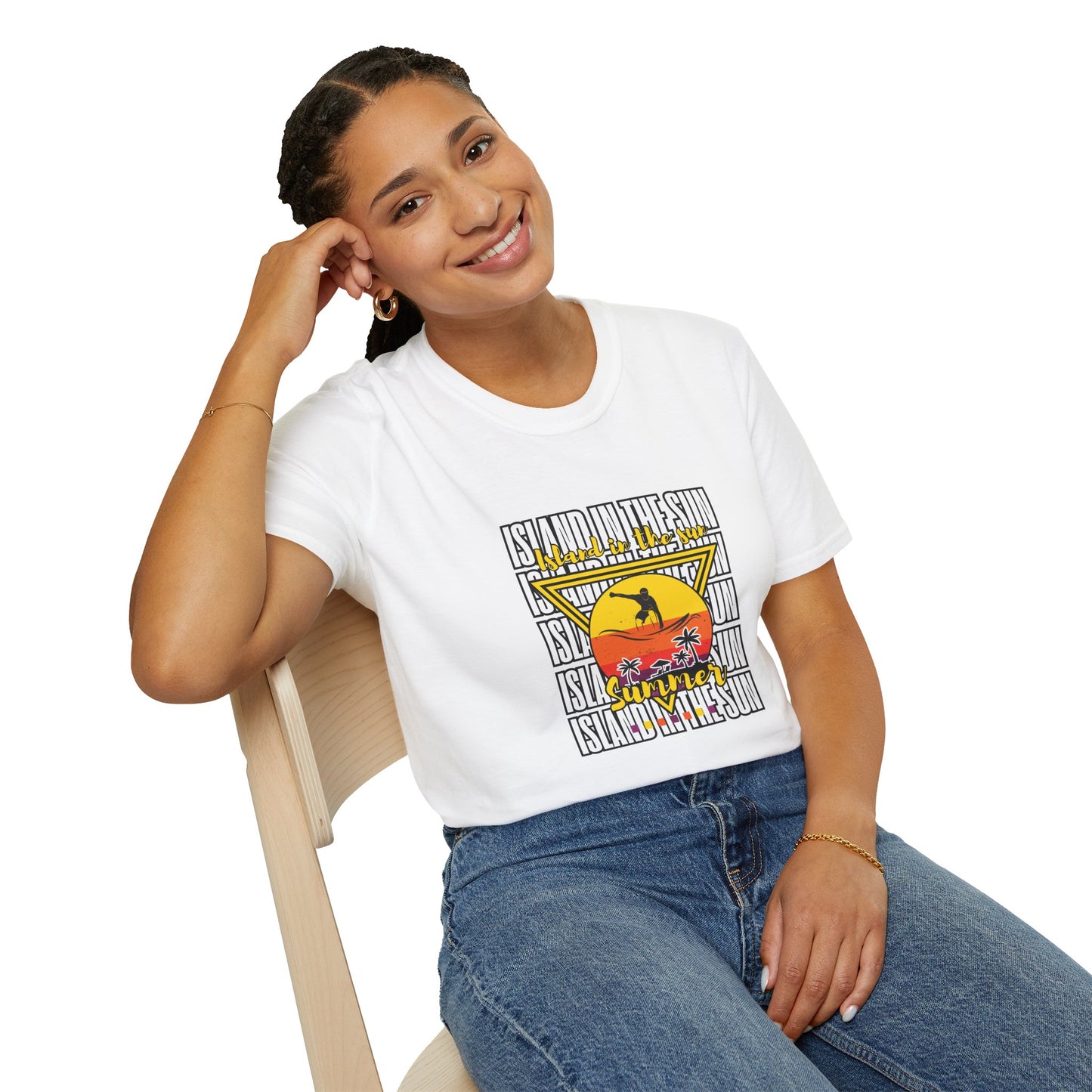 Island in the Sun Unisex Softstyle T-Shirt -Beach Vibes