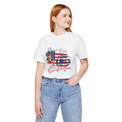 Beach Girls Surfing USA