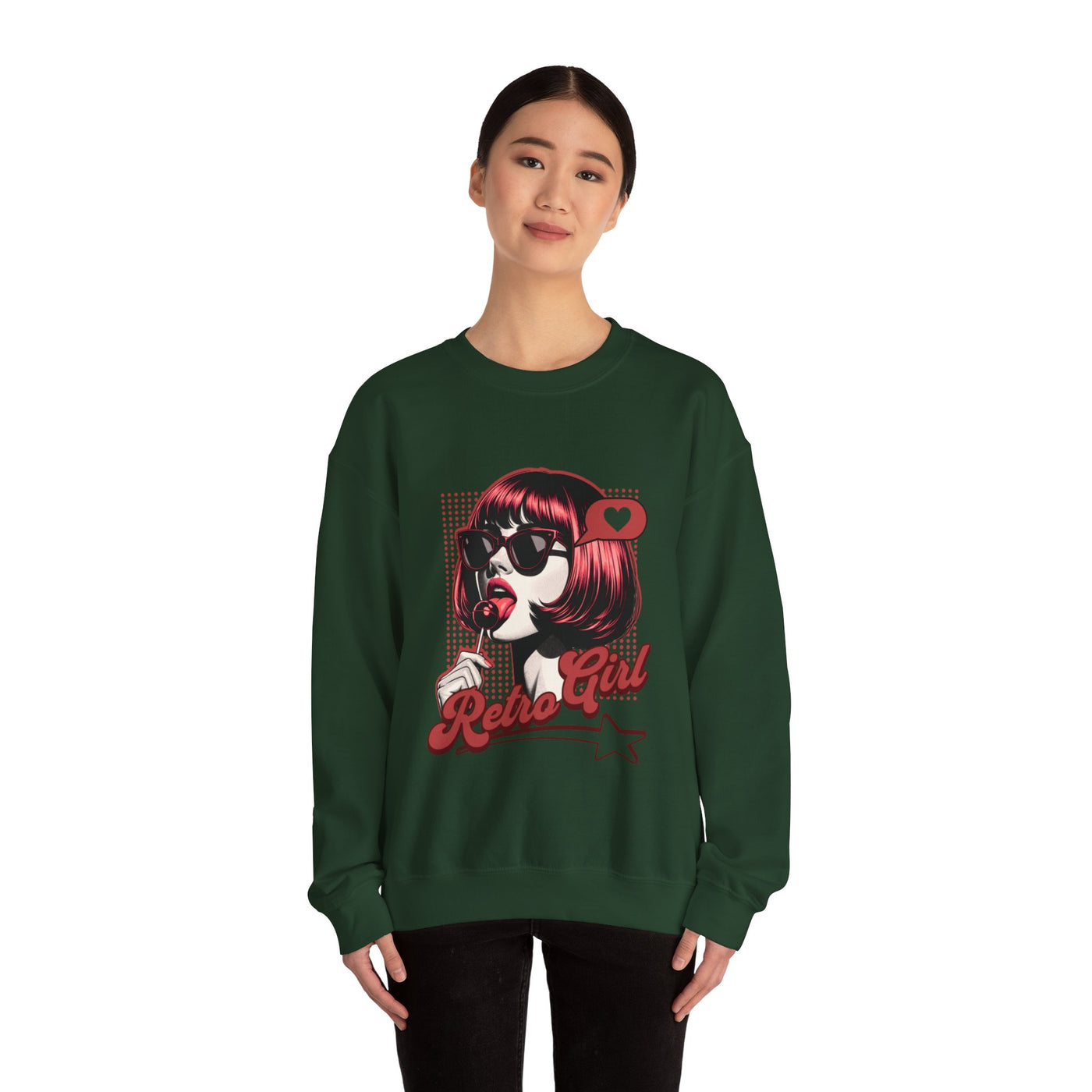Retrogirl  Pop Art Women's Sweatshirt
