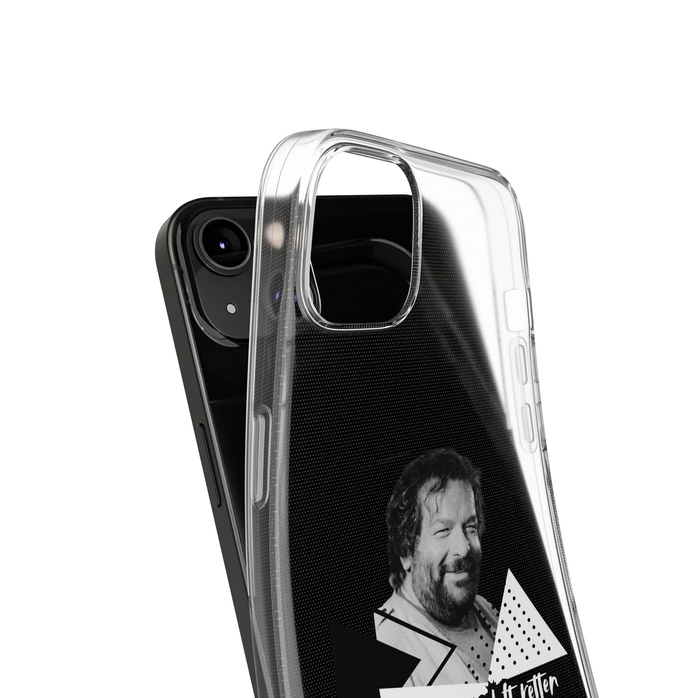 Handyhülle Unique Phone Cover, Ich wollte die Welt retten, dann gabs Mittag