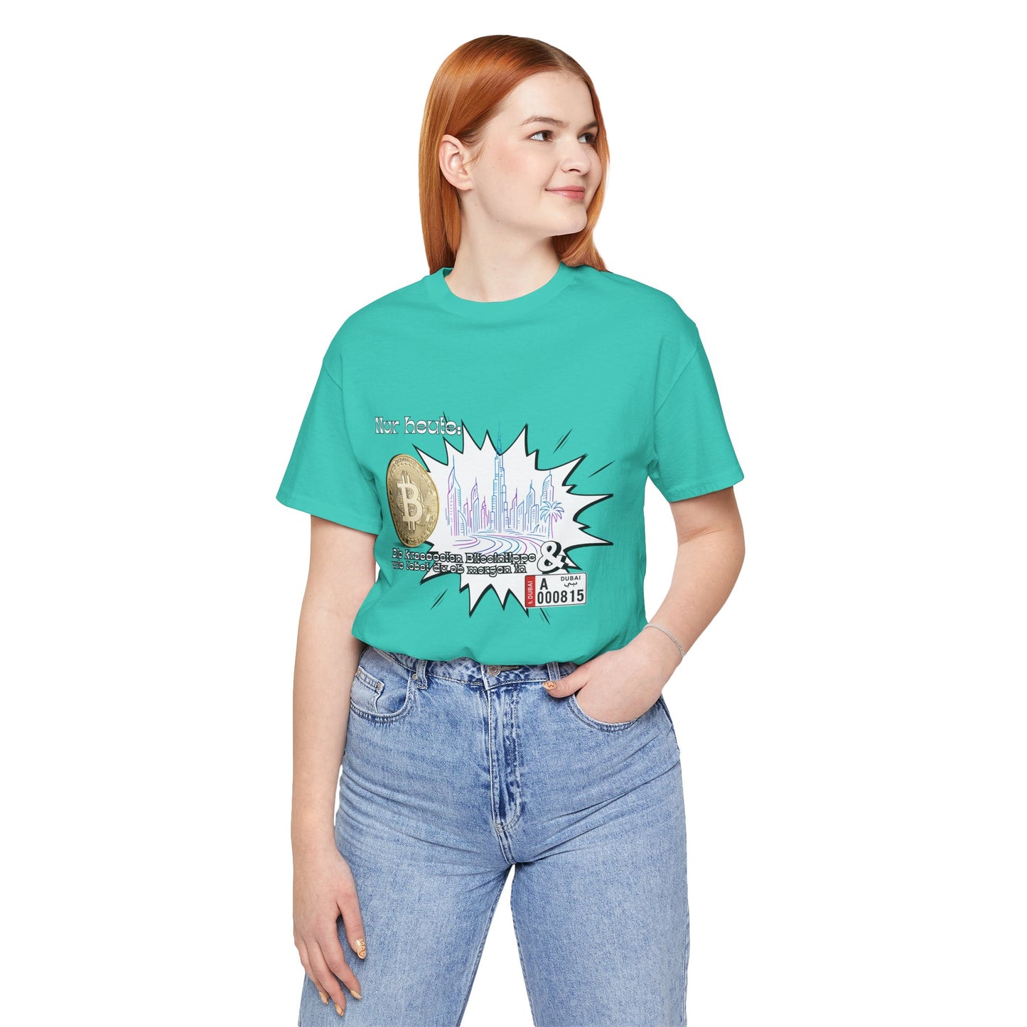 Bitcoins Dubai - Rosarote Welt - lass dich nicht verarschen T - Shirt