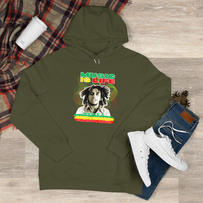Music Is Life King Hooded Sweatshirt | Perfect for music lovers
