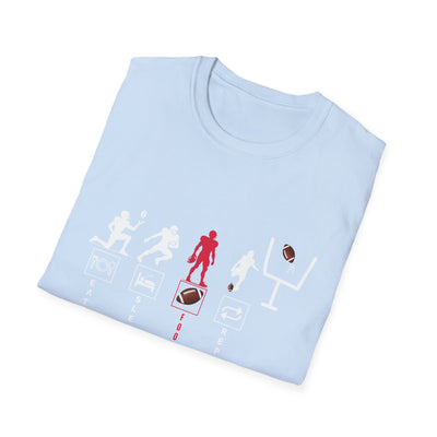 Football Life Unisex T-Shirt - Eat, Sleep, Football, Repeat
