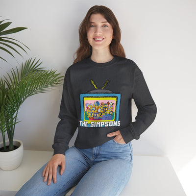 The Simpsons Unisex Heavy Cotton Sweatshirt