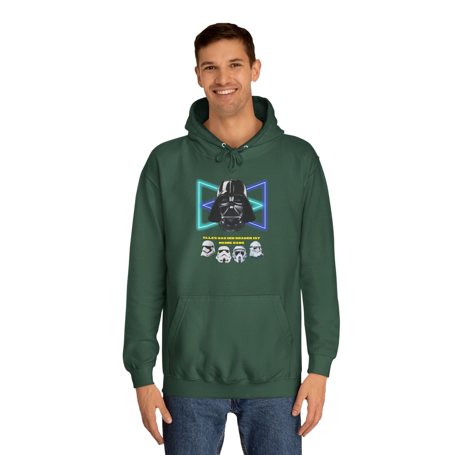 Star Wars unisex Hoodie - Darth Vader   - Alles was ich brauch ist meine Gang - beidseitig bedruckt