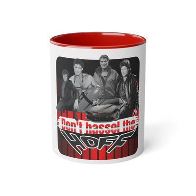 Don't Hassel the Hoff Mug | Retro Coffee Cup, Gift for Fans, Novelty Drinkware, 80s Nostalgia, Unique Home Decor
