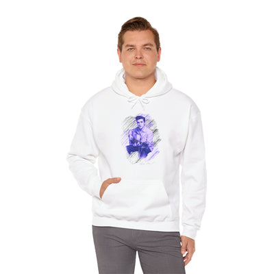 Elvis Presley Vintage-Inspired Unisex Hooded Sweatshirt