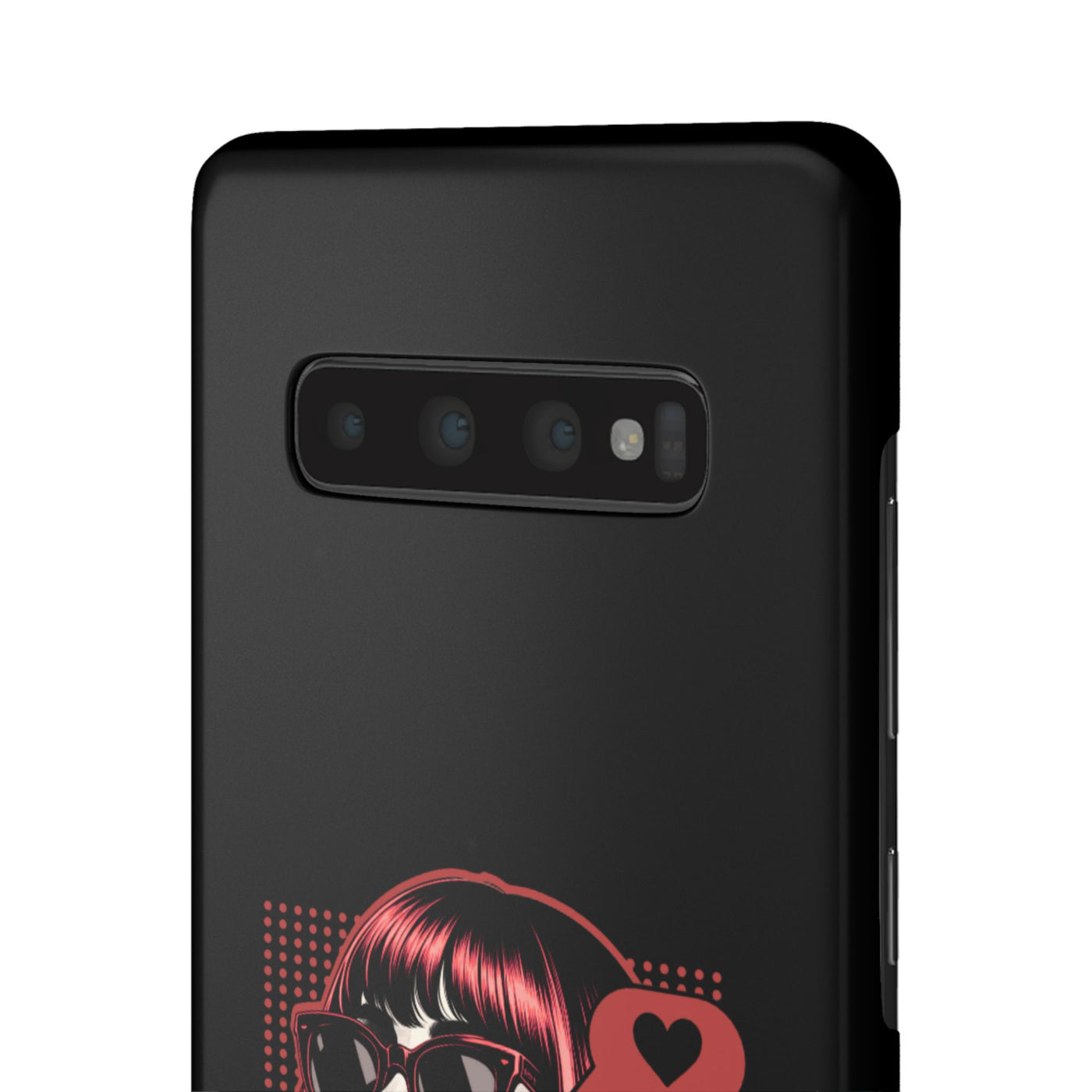 Retro Girl Snap Case Handyhülle