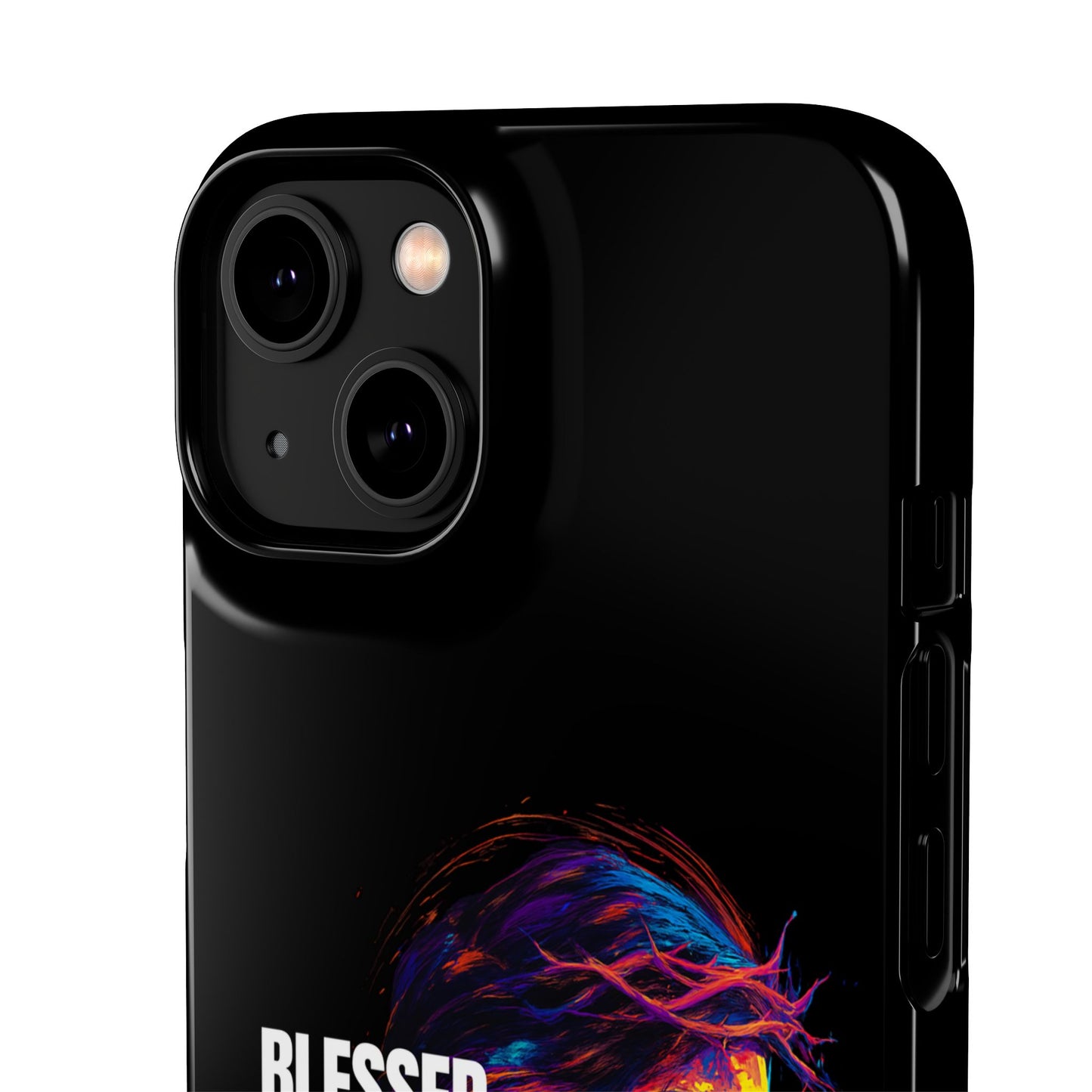 Blessed Saved Loved -  Snap Case Handyhülle - Jesus