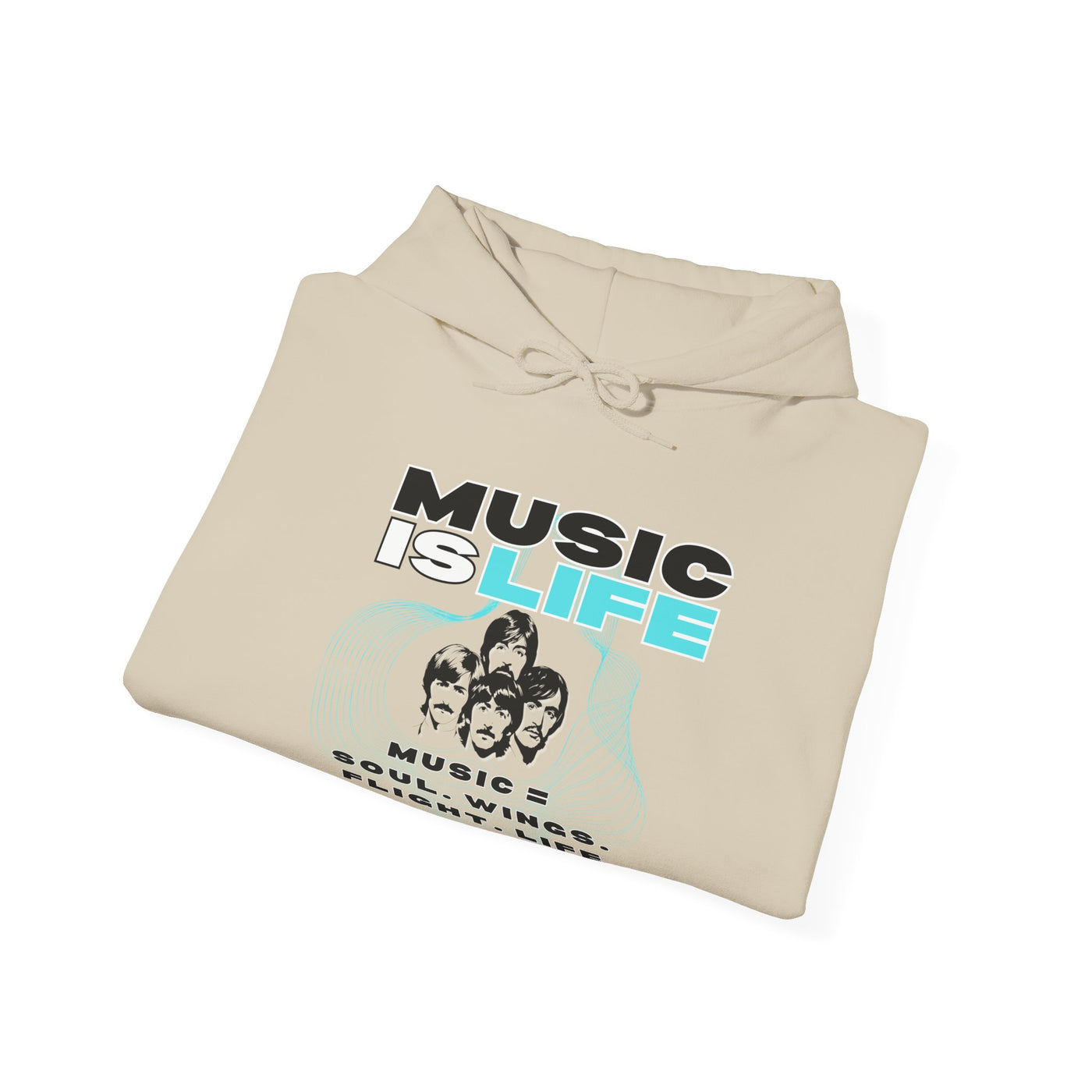 Music is Life Hoodie - Unisex Heavy Blend™ Sweatshirt