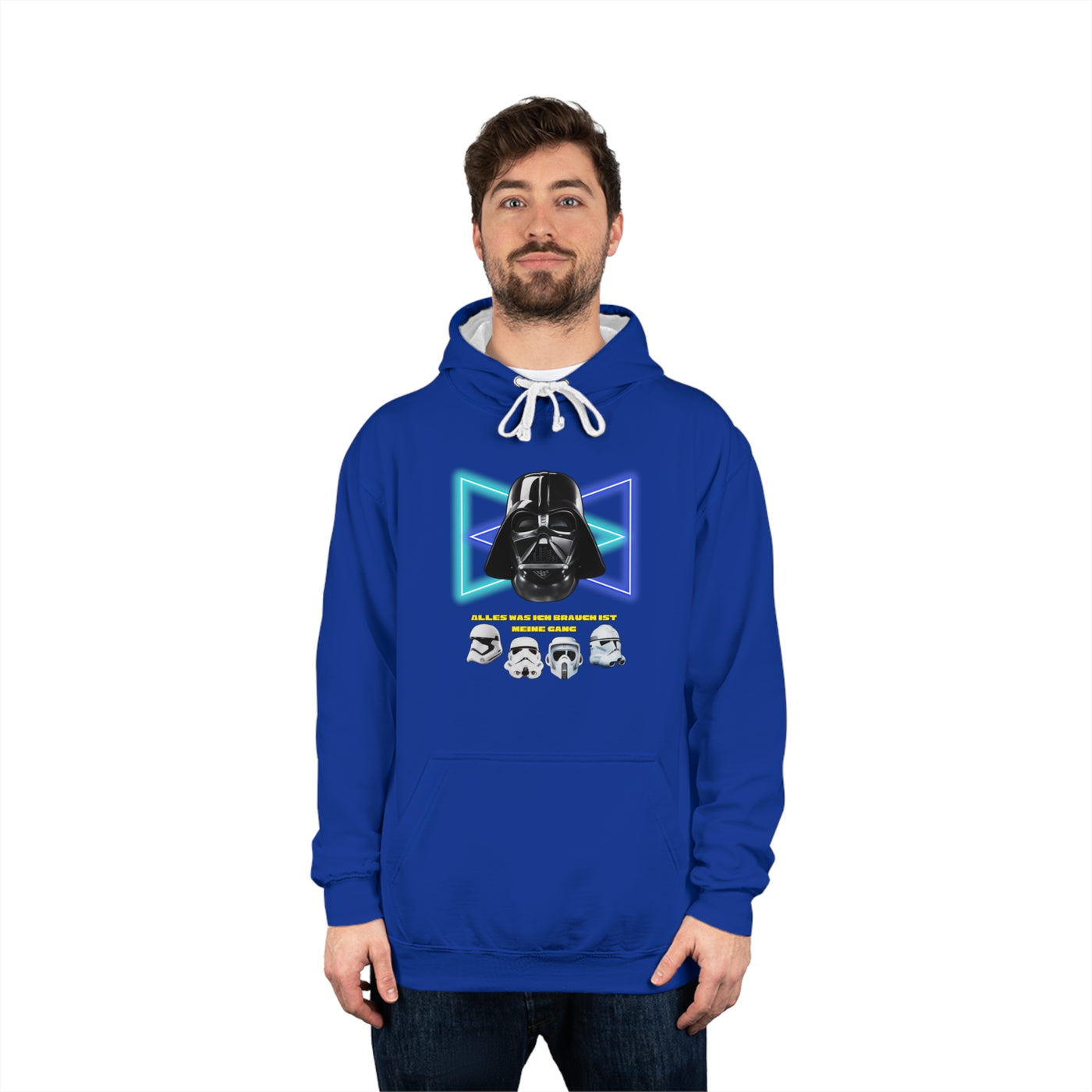 Darth Vader Retro Varsity Hoodie - Unisex Star Wars Apparel