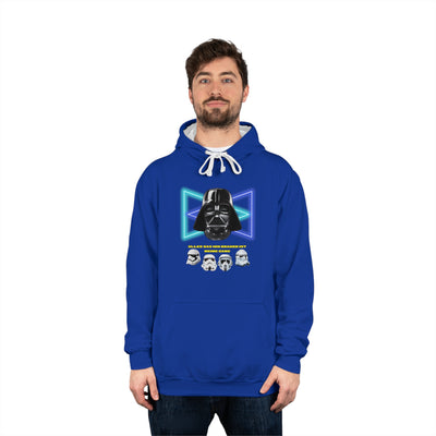 Darth Vader Retro Varsity Hoodie - Unisex Star Wars Apparel