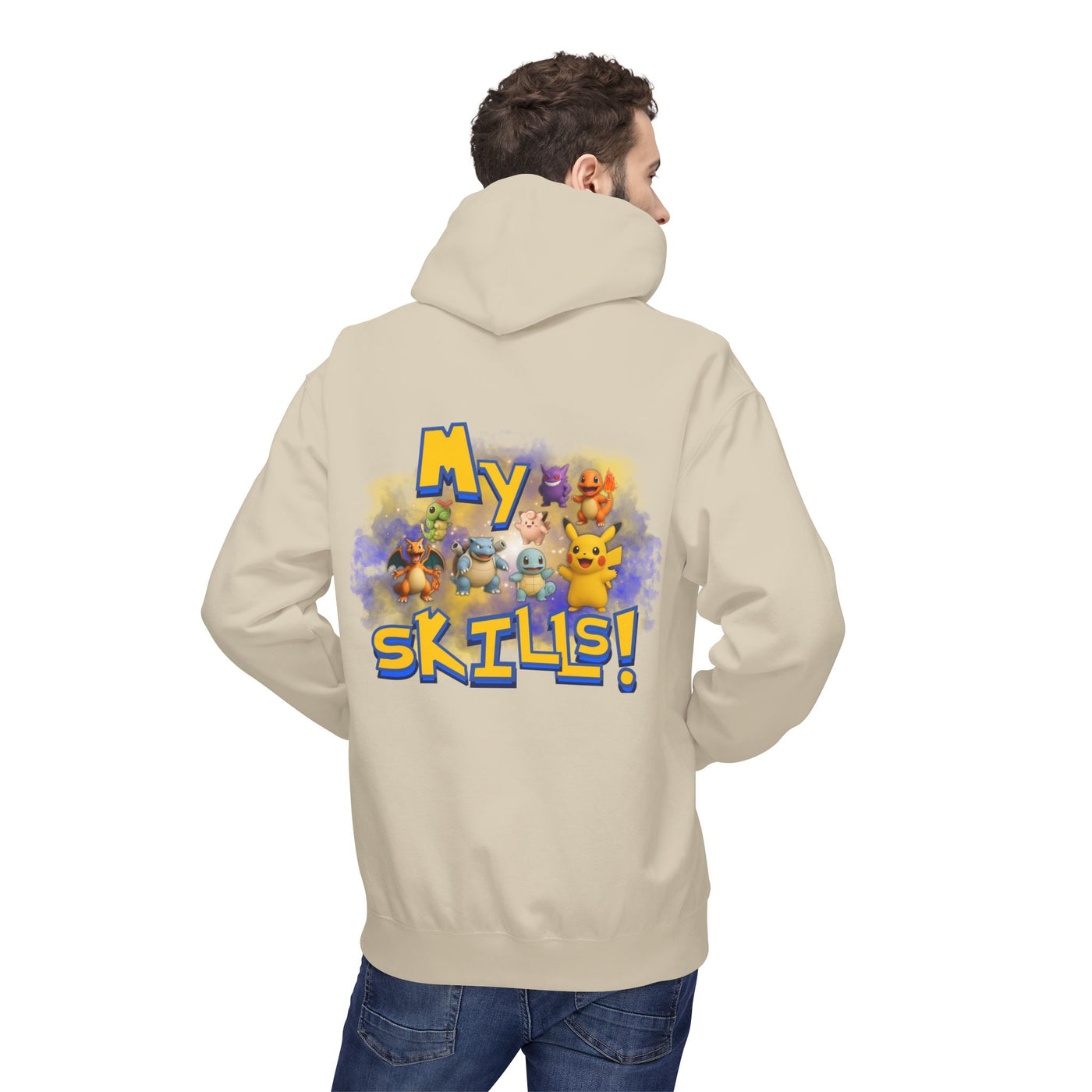 Pokemon Skills Hoodie, Unisex Pokemon Sweatshirt, Cute Hoodie