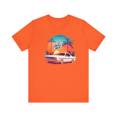 Chill Out Retro Car Tee - Unisex Jersey Short Sleeve Shirt