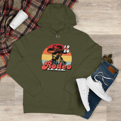 Retro Rodeo King Sweatshirt, Cowboy Hoodie, Western Apparel, Gift for Ranchers, Rodeo Fans, Cozy Hoodie for Men