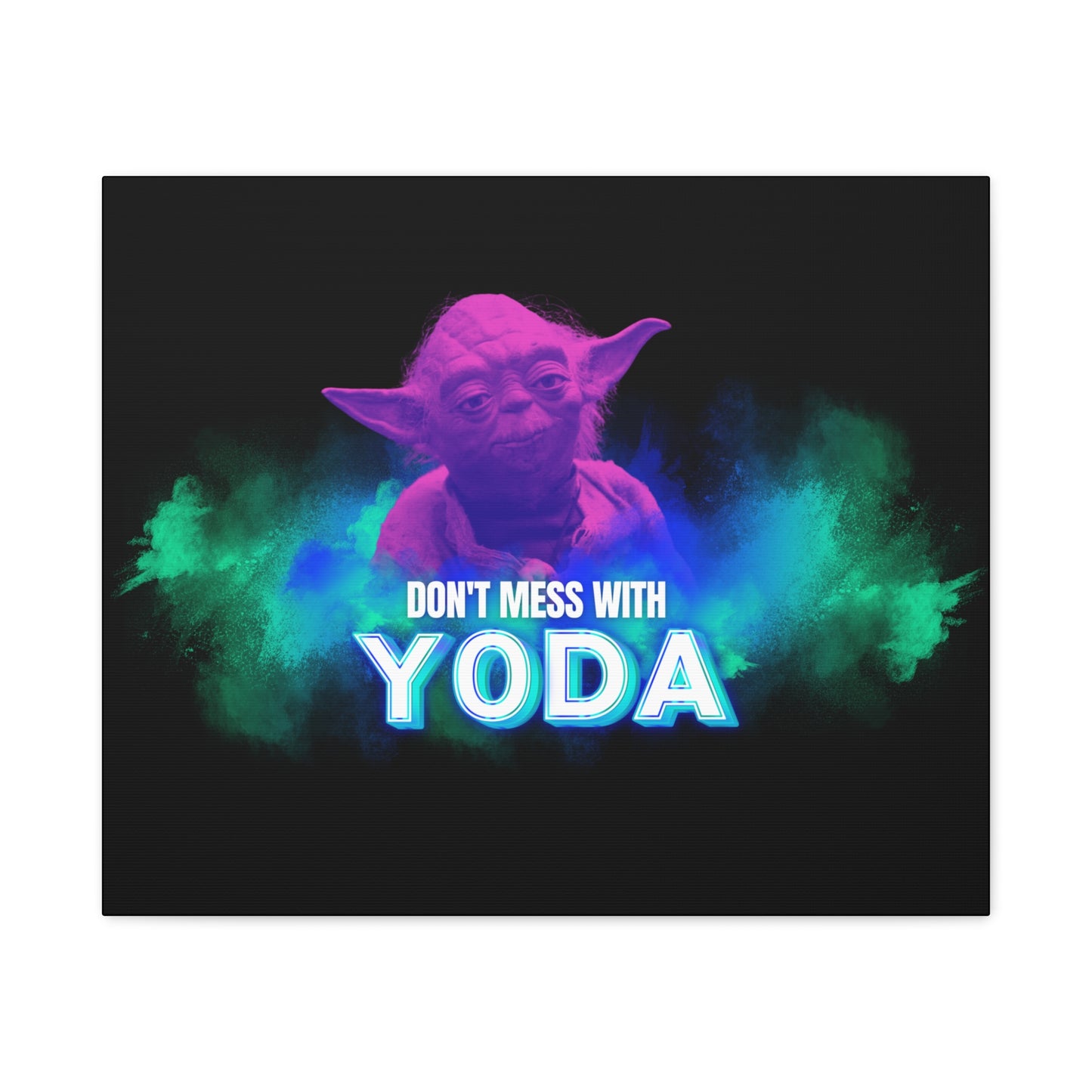 Inspirational Yoda Canvas Art - Modern Wall Decor for Star Wars Fans 