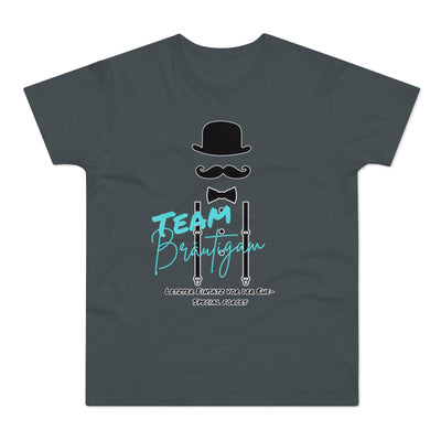 Team Bride Men's Groom "We celebrate the fairytale"