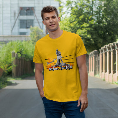 No Fear Just Fight T-Shirt, Motivational Shirt Muhammad Ali