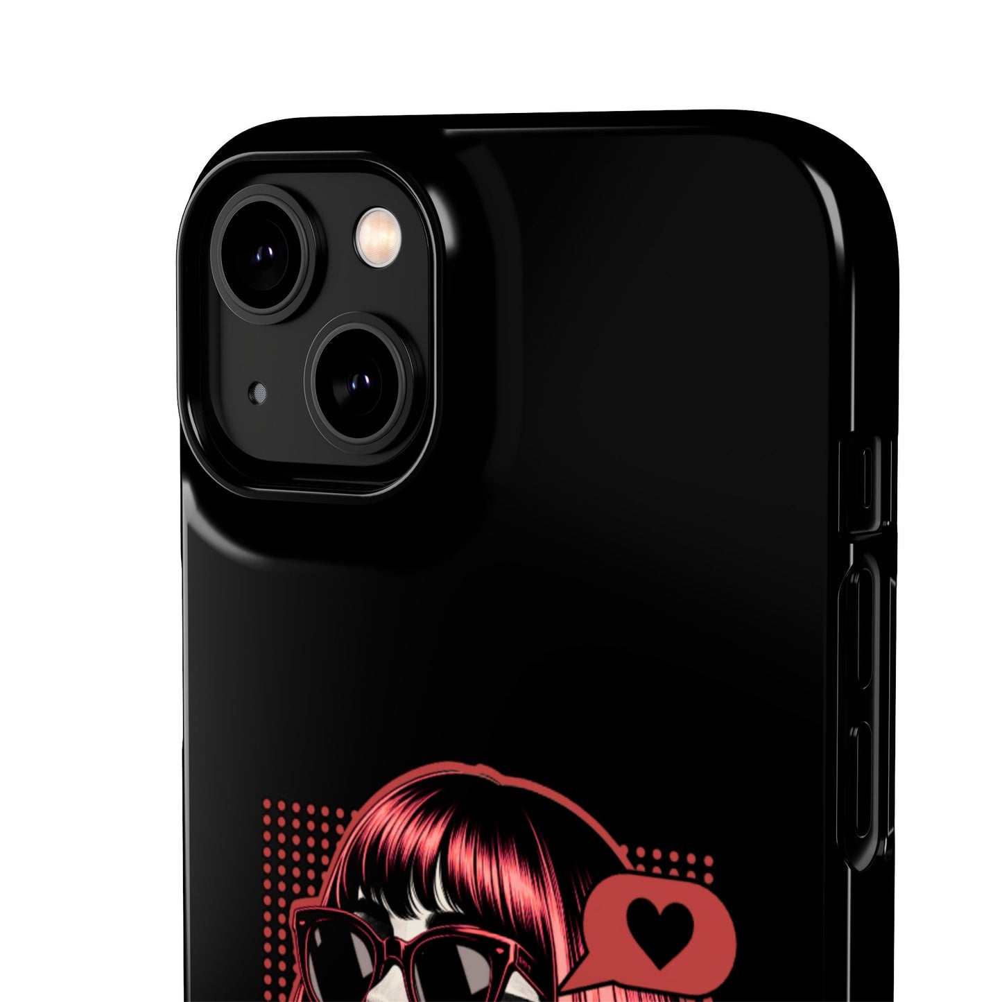 Retro Girl Snap Case Handyhülle