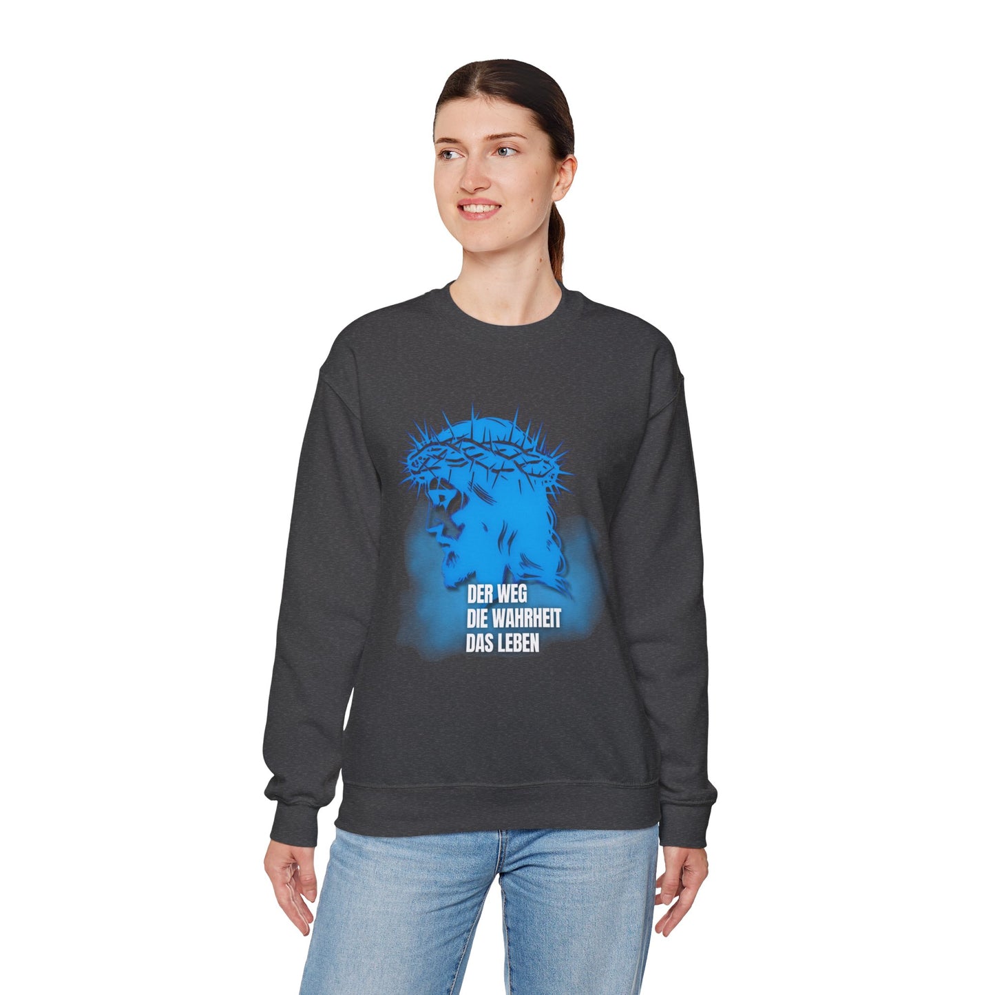 Sweatshirt Jesus "Der Weg - Die Wahrheit - Das Leben"