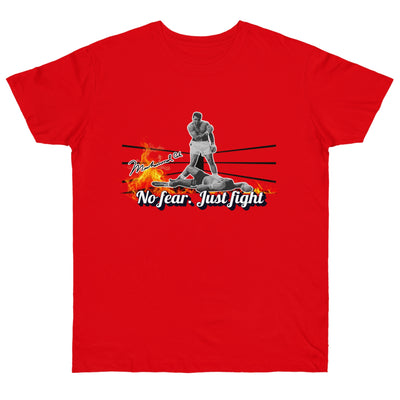 No Fear Just Fight T-Shirt, Motivational Shirt Muhammad Ali