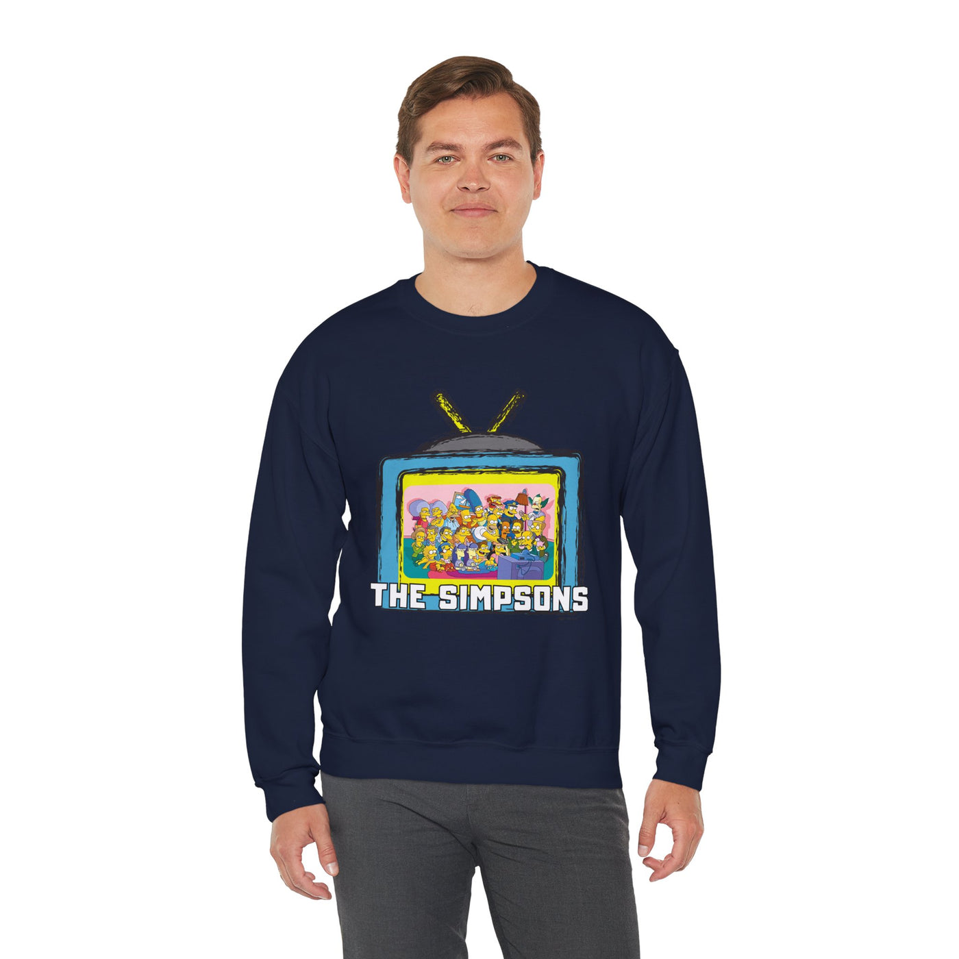 The Simpsons Unisex Heavy Cotton Sweatshirt