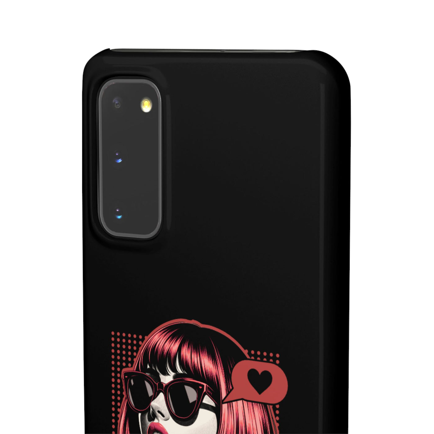 Retro Girl Snap Case Handyhülle