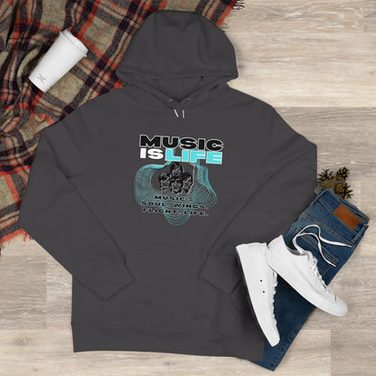 Beatles Music Is Life King Hooded Sweatshirt | Perfect for music lovers