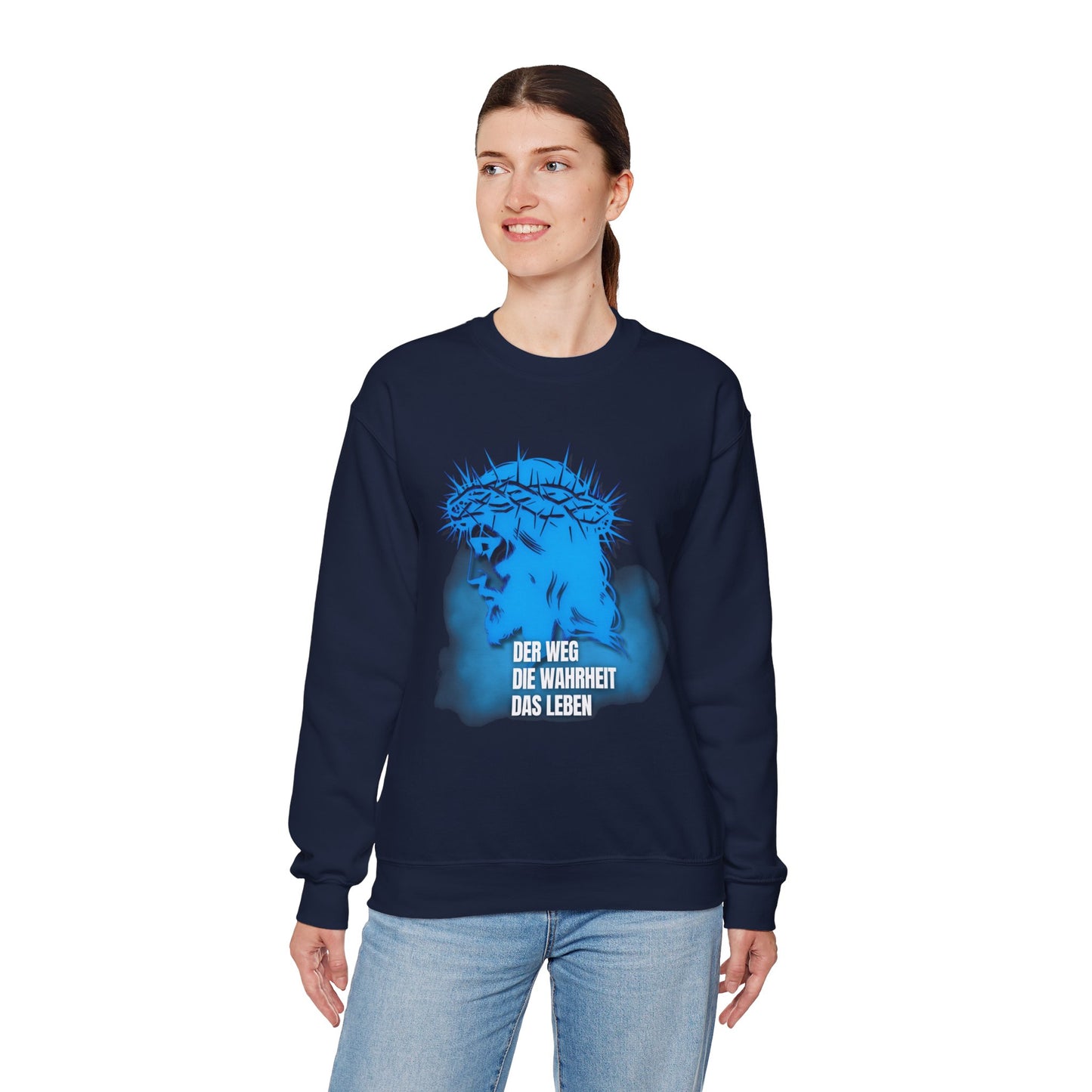 Sweatshirt Jesus "Der Weg - Die Wahrheit - Das Leben"
