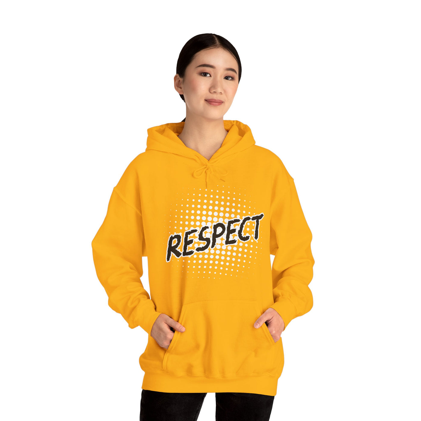 Respect Unisex Hooded Sweatshirt, Streetwear Hoodie