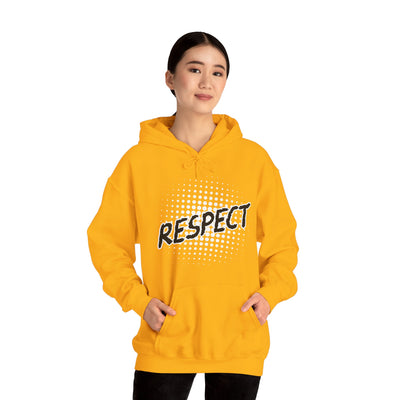 Respect Unisex Hooded Sweatshirt, Streetwear Hoodie