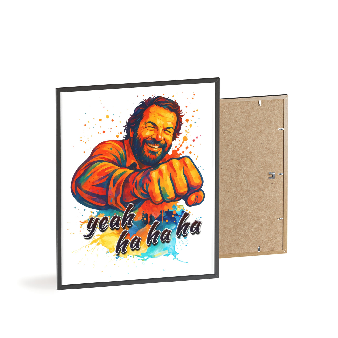 Funny Motivational Poster with Bud Spencer – 'Yeah Ha Ha Ha' 