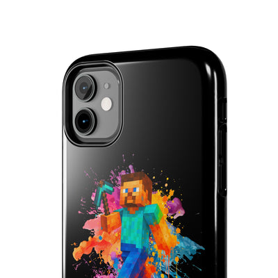 Minecraft Inspired Tough Phone Case - Handyhülle  "Bock auf anders" Colorful Gamer Design