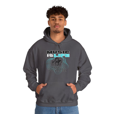 Music is Life Hoodie - Unisex Heavy Blend™ Sweatshirt