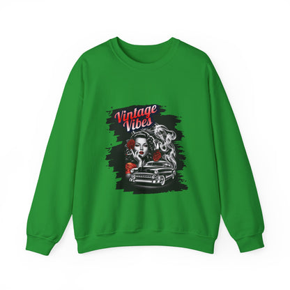 Vintage Vibes Unisex Sweatshirt, Retro