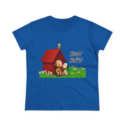 Best Buds  - Snoopy - Women's Cotton Tee