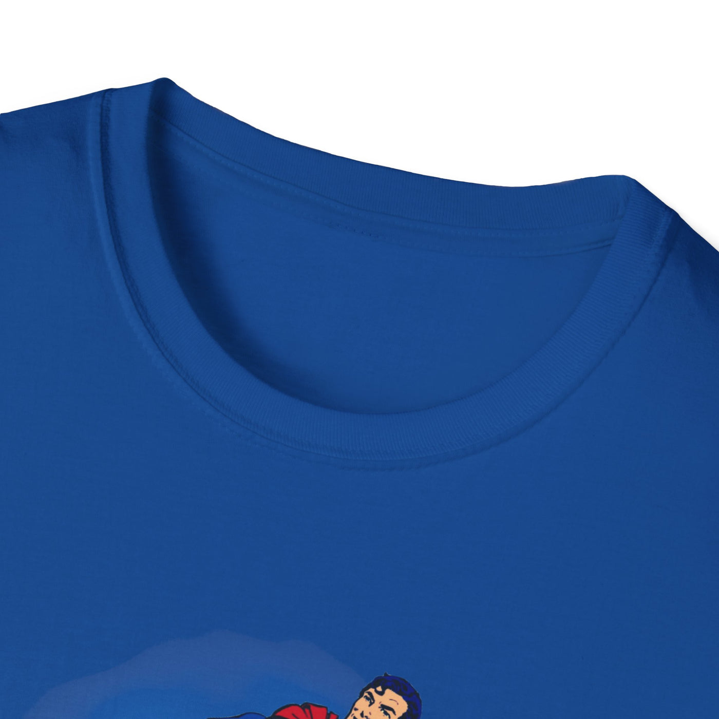 Superman Pause Unisex Softstyle T-Shirt - Fun Graphic Tee for Comic Fans