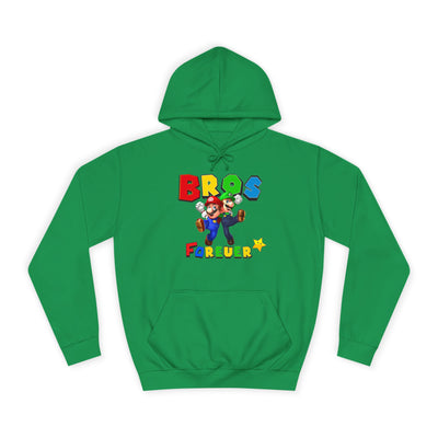 Super Bros College Hoodie, Unisex Gaming Hoodie