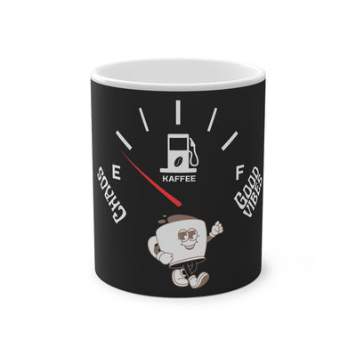 Good Vibes /Chaos Coffee Cup Magic Mug - 11oz Coffee Cup for Positive Energy