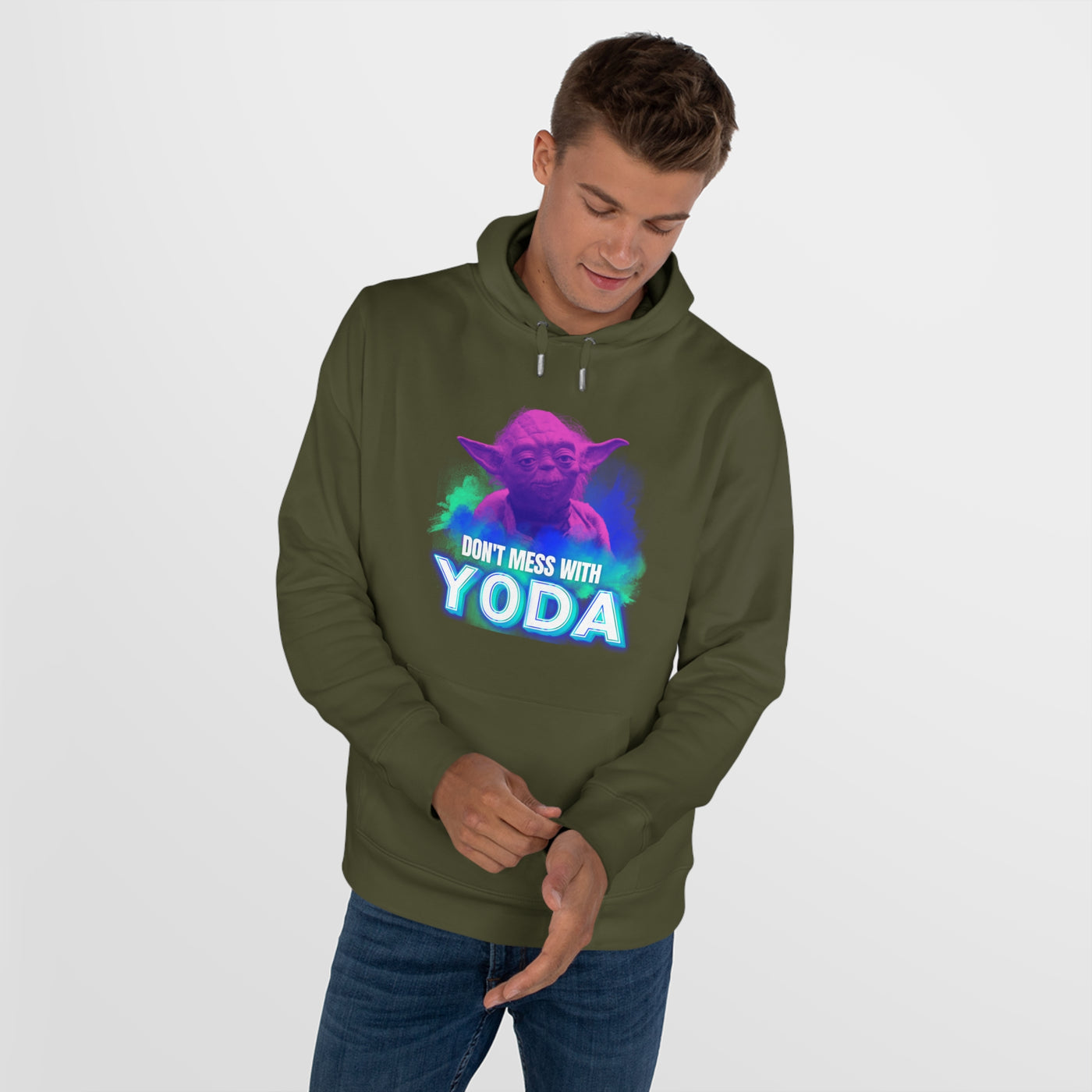 Don't Mess With Yoda Hooded Sweatshirt - starwars