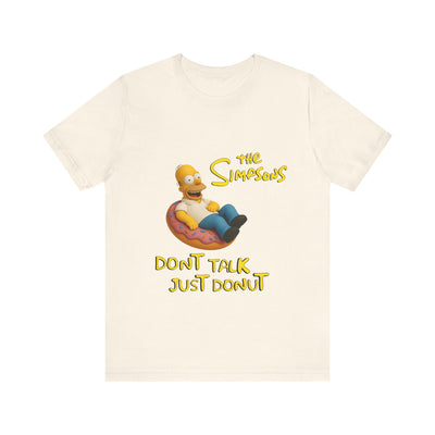 The Simpsons Donut Lover Tee - Funny Graphic T-Shirt -unisex
