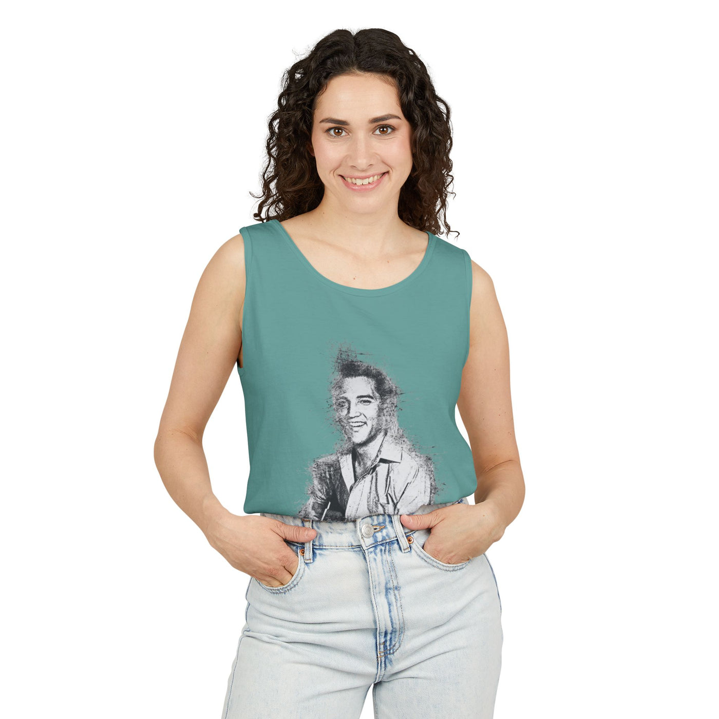 Tank Top - Elvis Presley Inspired Vintage Design