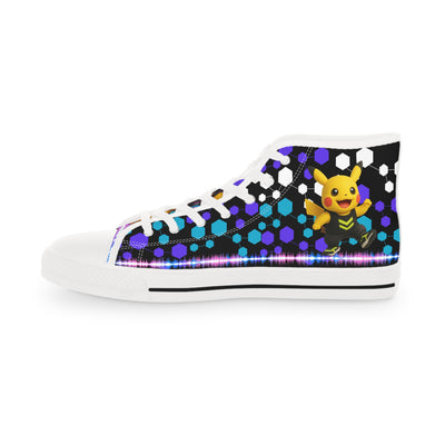 Techno Rave-Chu Pokemon Top Sneakers Footwear for Casual Wear, Gifts, Festivals, Street Style