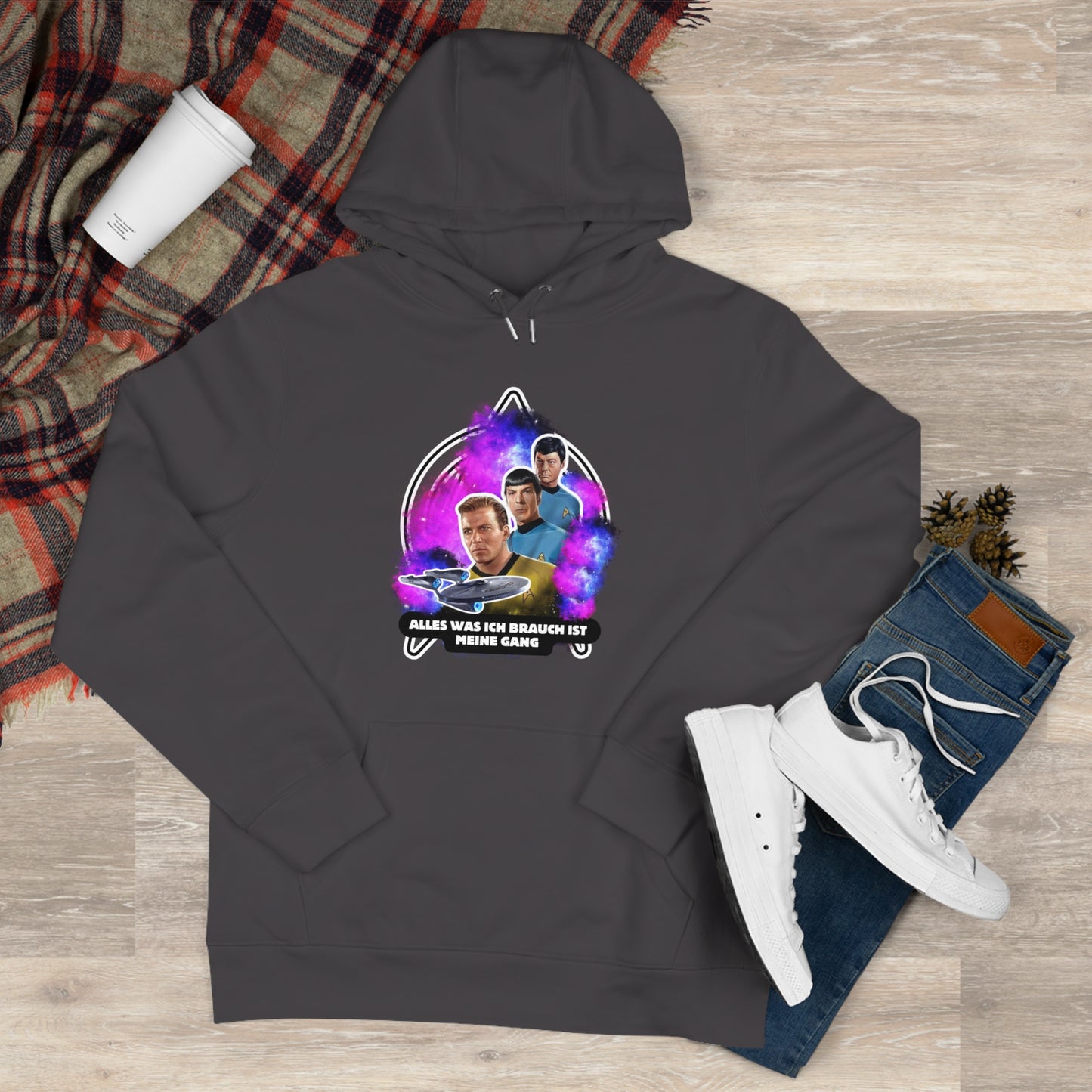 Hoodie Sweatshirt - Star Trek "All I need is my gang"