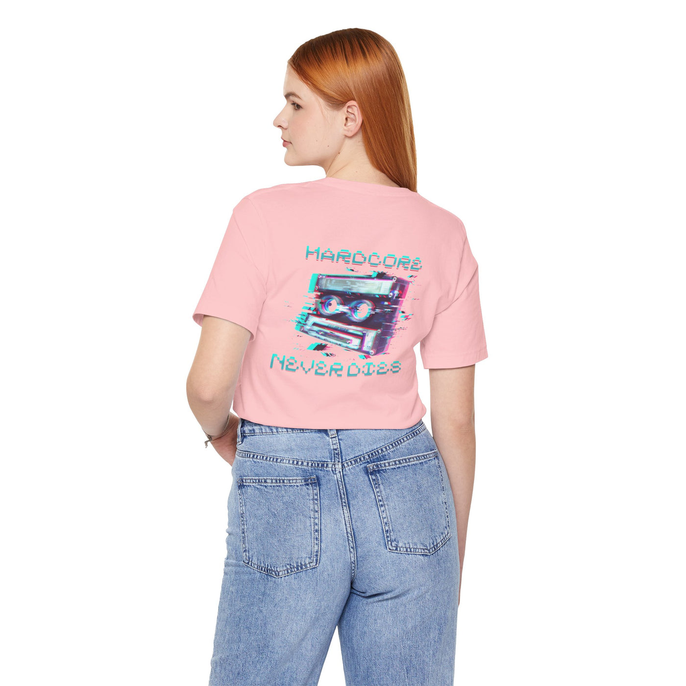 Techno - Hardcore Never Dies - Retro Graphic Tee, 90s Aesthetic Shirt unisex